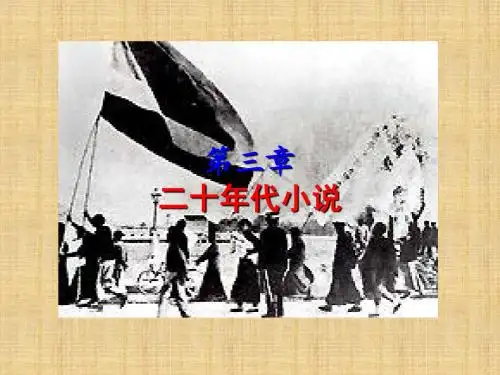 中国现代文学教案20年代小说