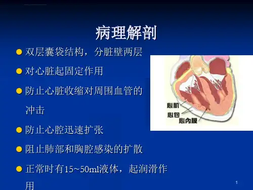 心包积液ppt参考幻灯片课件