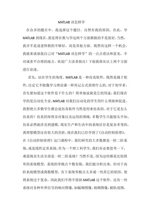 matlab论文