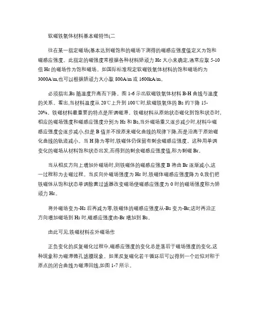 软磁铁氧体材料基本磁特性(二)(精)