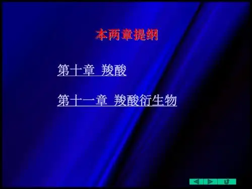 羧酸羧酸衍生物[精品ppt课件]