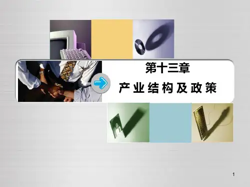 产业经济学第十三章产业结构及其政策PPT课件