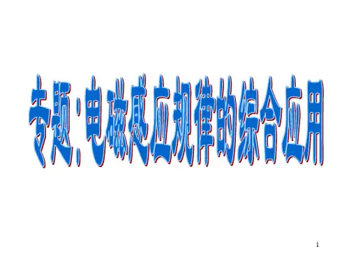 电磁感应综合应用(四大综合问题)