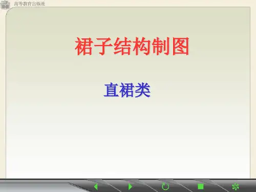 裙子结构制图  (直裙类)ppt