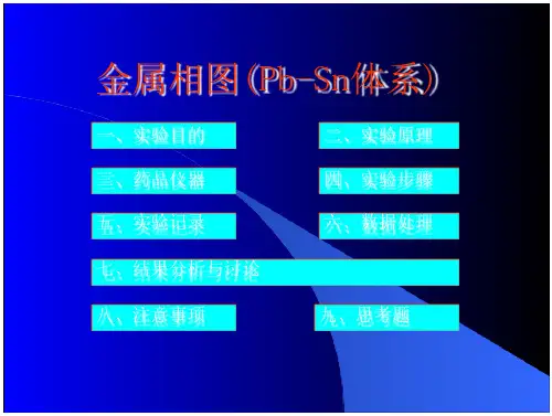 Sn-P相图(Pb-Sn)