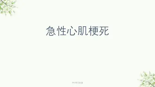 急性心肌梗死ppt课件