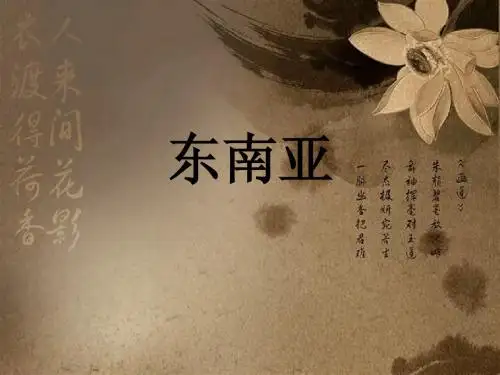 第二节 东南亚2