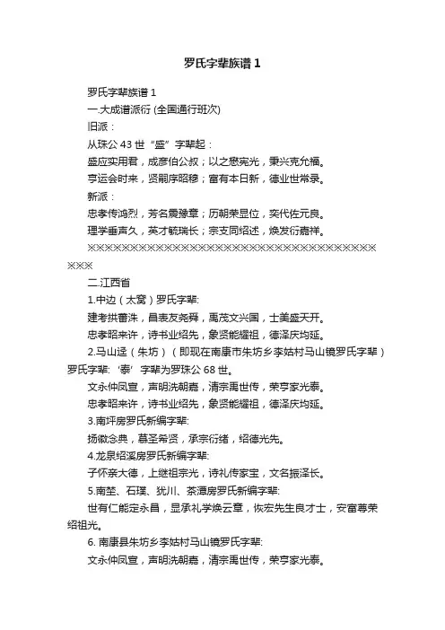 罗氏字辈族谱1