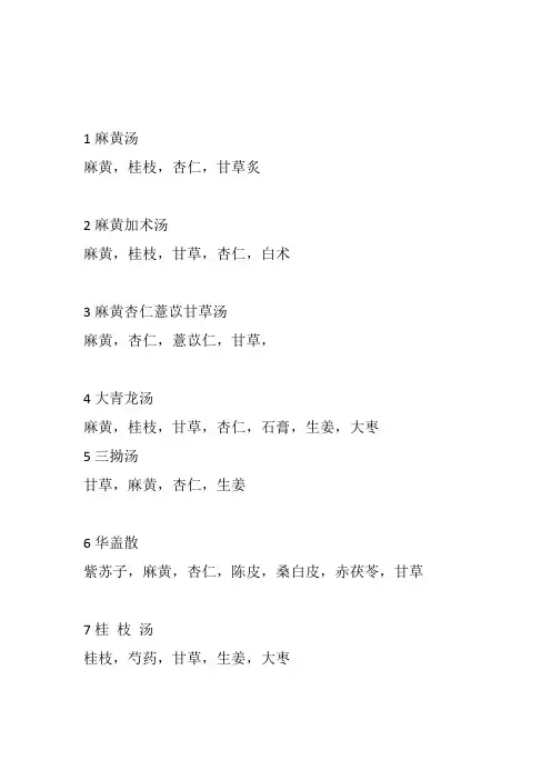 邓中甲方剂学357个经方