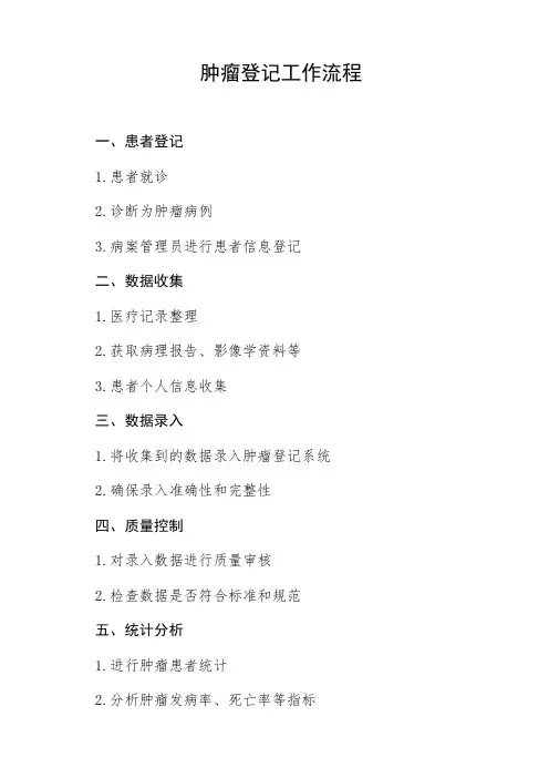 肿瘤登记工作流程