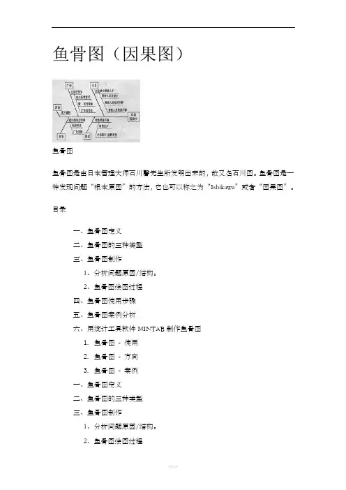 鱼骨图因果图
