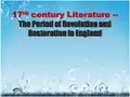 英美文学作品赏析-17世纪英国文学