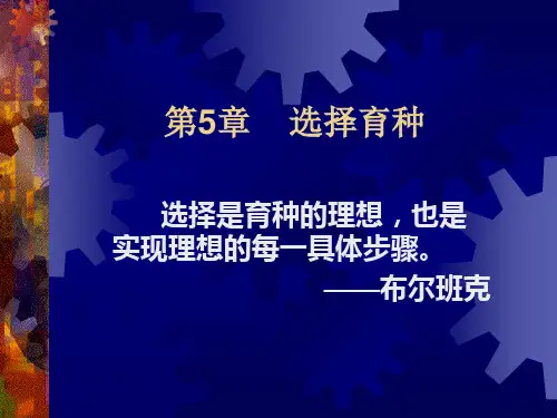 选择育种