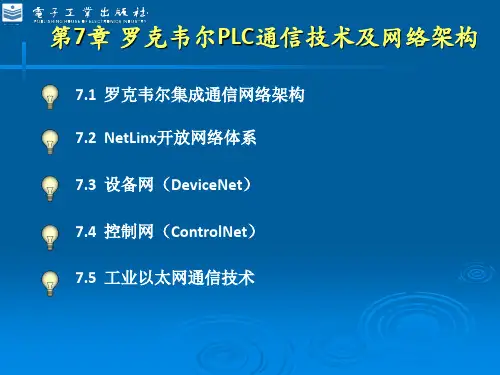 第7章罗克韦尔PLC通信技术及ppt课件