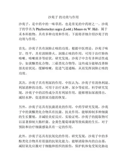 沙苑子 的功效与作用