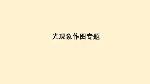 2024年中考物理一轮复习++光现象作图专题