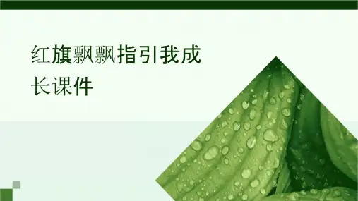 红旗飘飘指引我成长课件