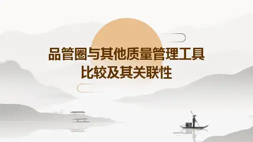 品管圈与其他质量管理工具比较及其关联性