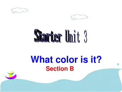 英语人教新目标七年级上册(2013年6月修订)Starter Unit 3 What color is it Section B 课件 2