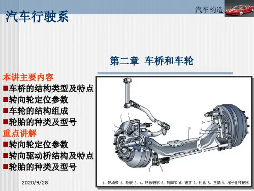 汽车构造下汽车行驶系统第二章车桥和车轮-文档资料