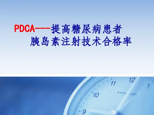 胰岛素注射PDCAppt课件