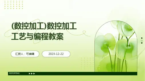 (数控加工)数控加工工艺与编程教案