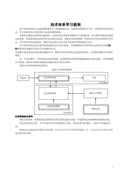 《基于角色的授权与访问控制规范》