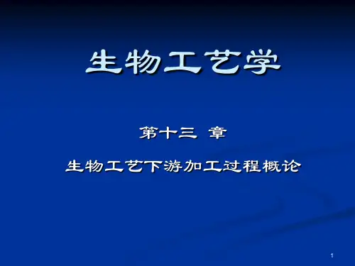 生物工程下游技术
