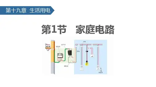 2024人教版物理九年级全一册教学课件2家庭电路