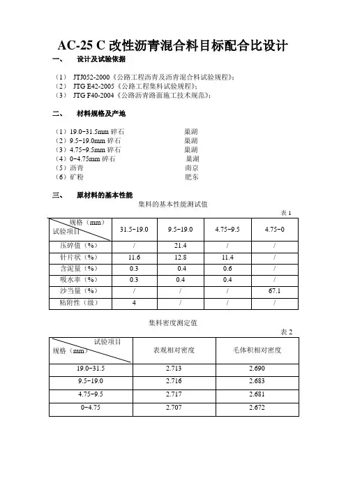 AC-25配比