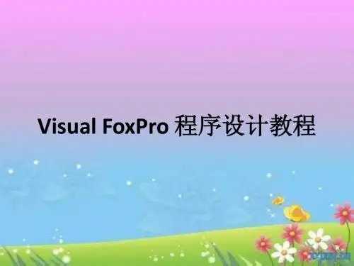 Visual FoxPro教程.pptx [自动保存的]