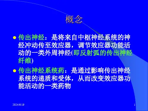 第5章-传出神经系统药概论课件