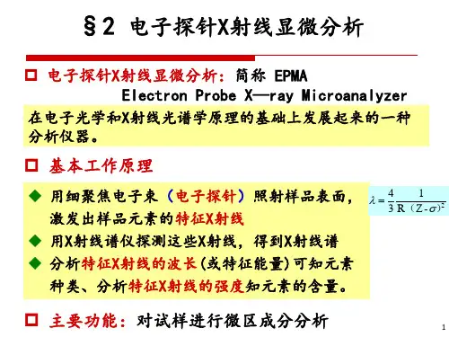 04-电子显微分析-SEM和EPMA(2-EPMA)