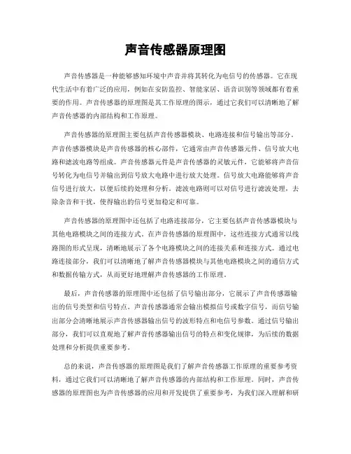 声音传感器原理图
