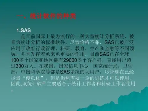 1SAS系统入门