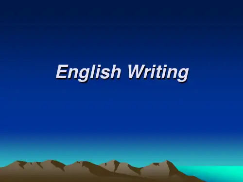 English writing