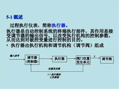 过程控制仪表及控制系统第05章-过程执行仪表课件