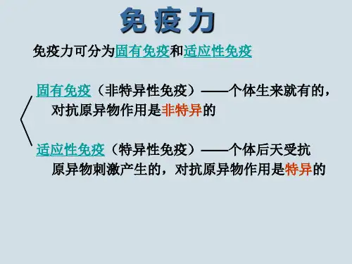 第八章固有免疫的组成细胞(常课件)