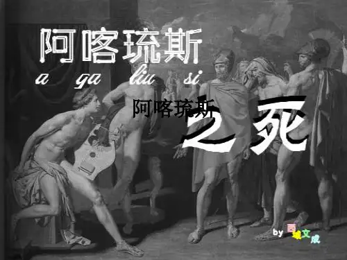 阿喀琉斯ppt课件