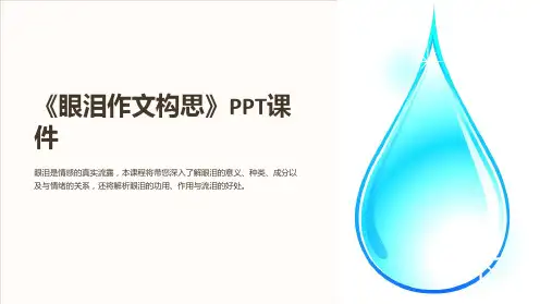 《眼泪作文构思》课件