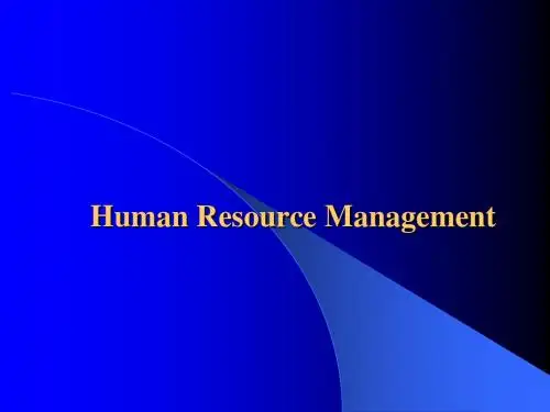 国际商务环境 International Business Environment HRM Ch.16