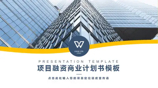 完整框架项目融资商业计划书PPT(完整版)