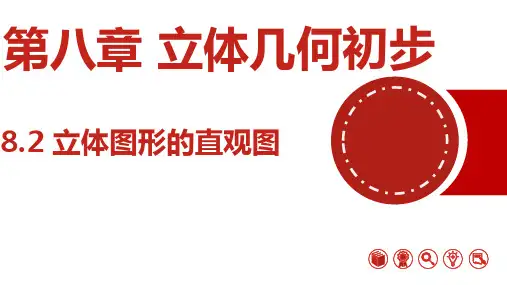 立体图形的直观图(两个课时)高一数学课件(人教A版2019必修第二册)