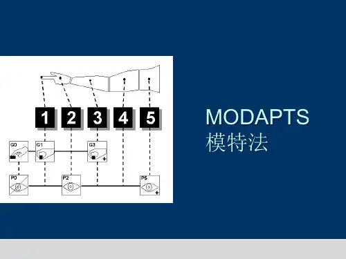 MODAPTS模特法简介.pptx