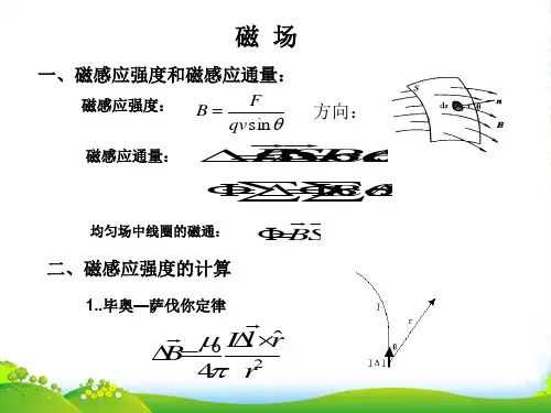高中物理 奥赛教练员培训讲义磁场部分课件 新人教