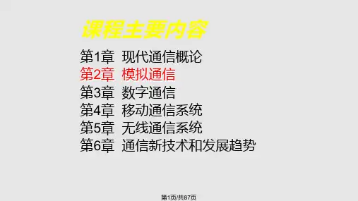 现代通信PPT课件