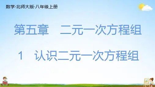 北师大版八年级数学上册《第五章总复习》练习题教学课件PPT初二公开课