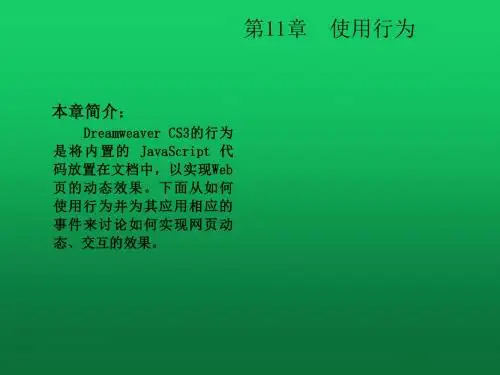 Dreamweaver CS3网页设计案例教程 (11)