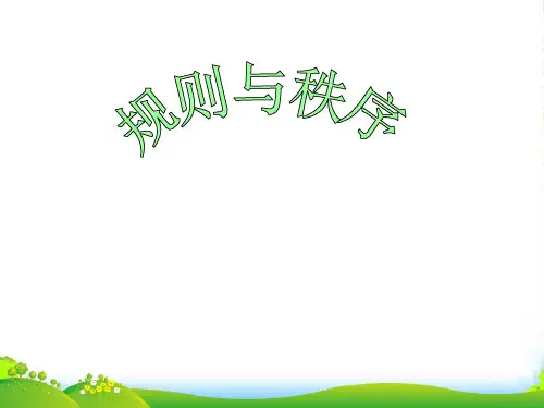 七年级政治下册 规则与秩序课件 教科版