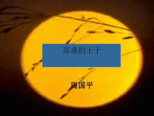 落难的王子PPT10 人教版